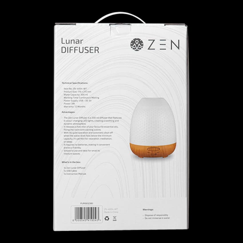 Zen Lunar Diffuser - White 4
