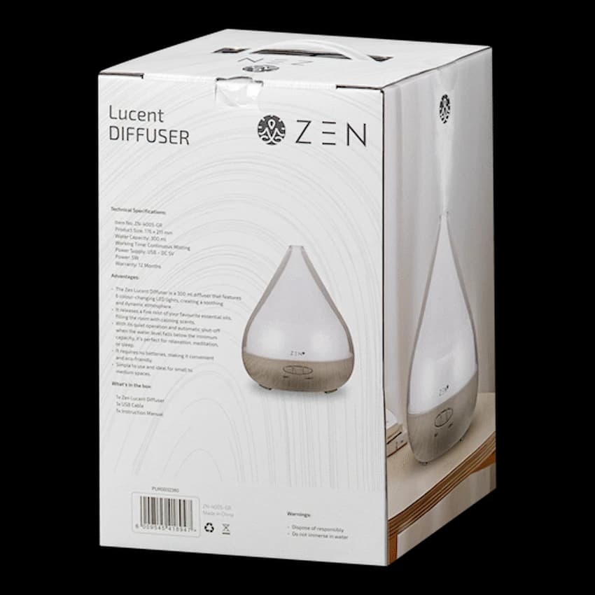 Zen Lucent Diffuser - Grey 4