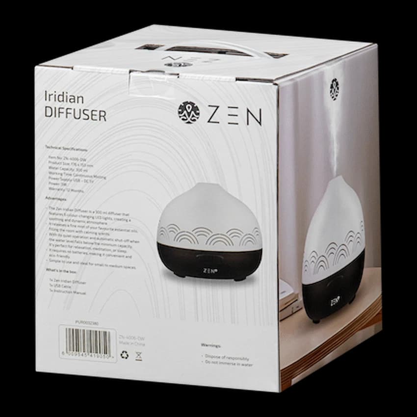 Zen Iridian Diffuser - Dark Wood 4