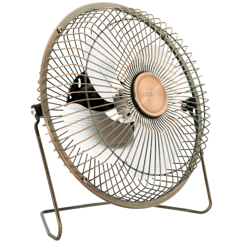 Zen Cool Series 6in Desk Fan - Copper 9