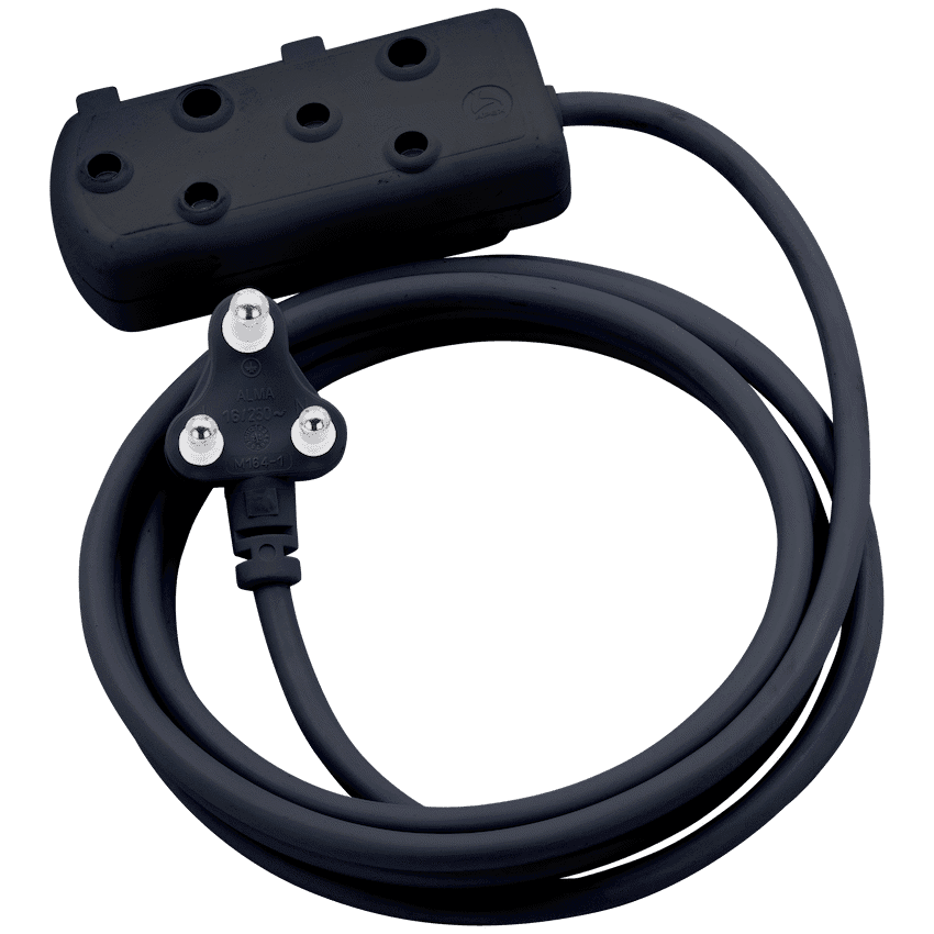 SWITCHED Light DUTY Side by Side (SBS) EXTENSION LEADS 10M 3