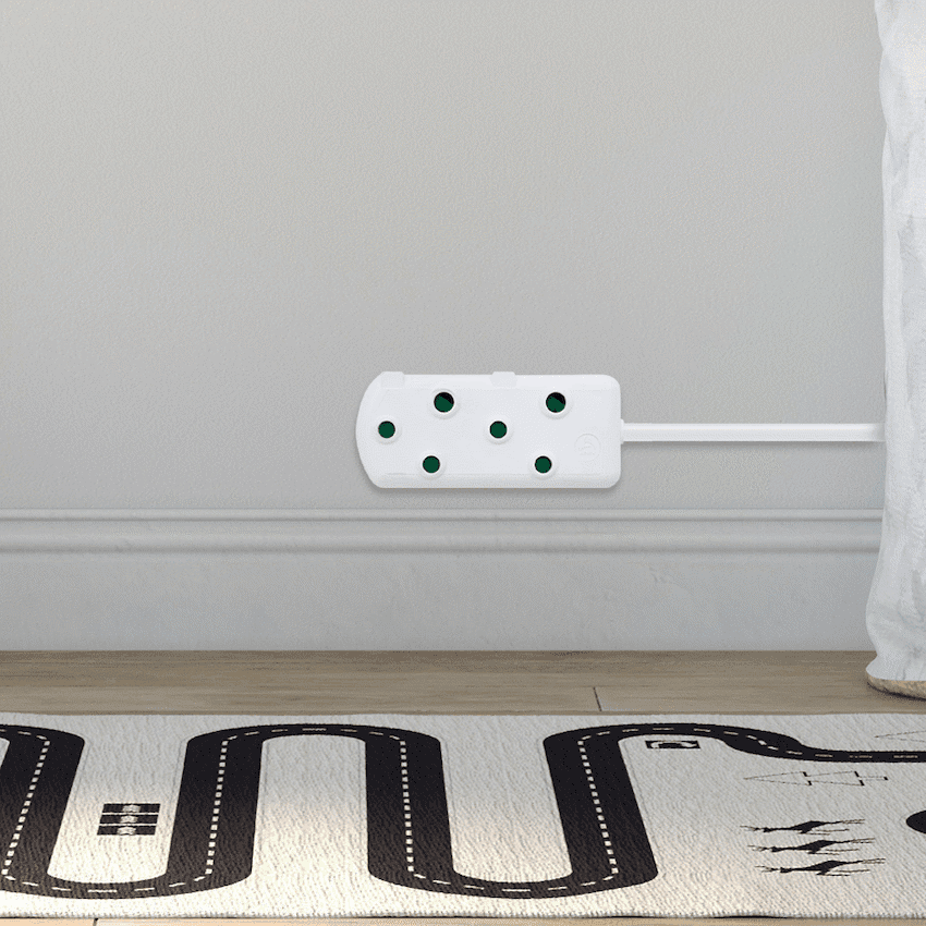 SWITCHED Light DUTY Side by Side (SBS) EXTENSION LEADS 10M 19