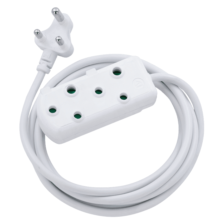 Switched Heavy Duty Side by Side (SBS) Extension Leads 10m 4