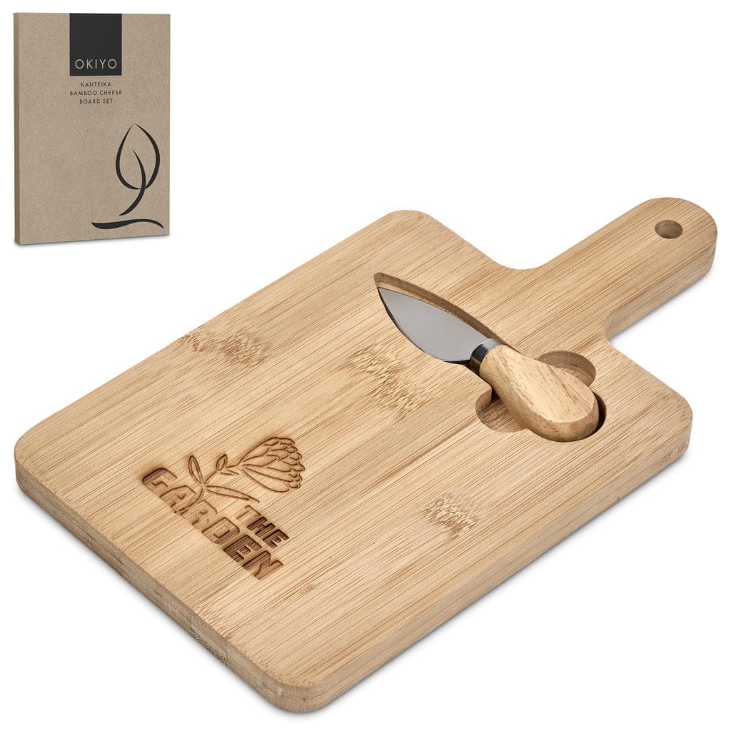 Okiyo Kanteika Bamboo Cheese Board Set 1