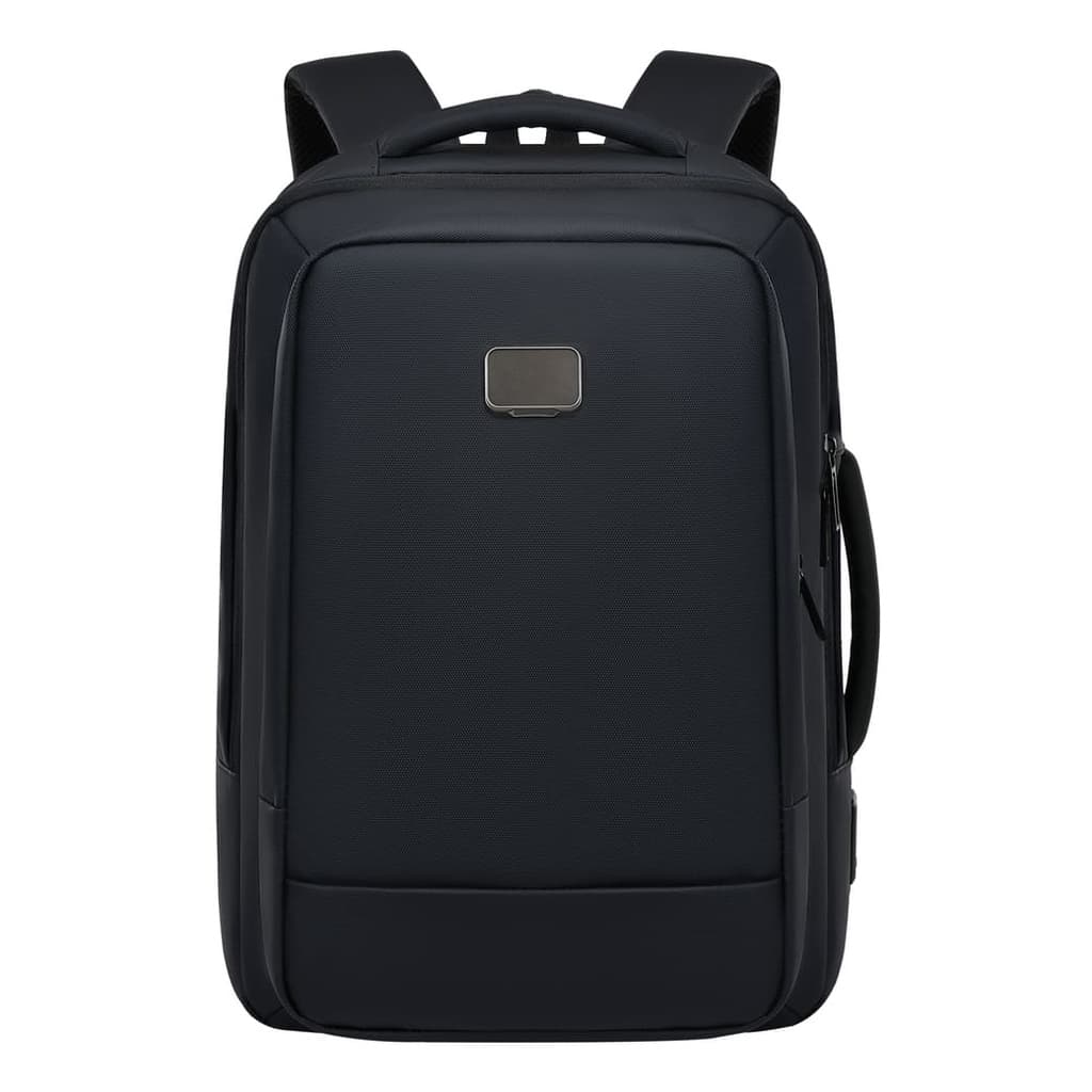 TURISMO - Santhome Expandable 17" Business Backpack - Black 1