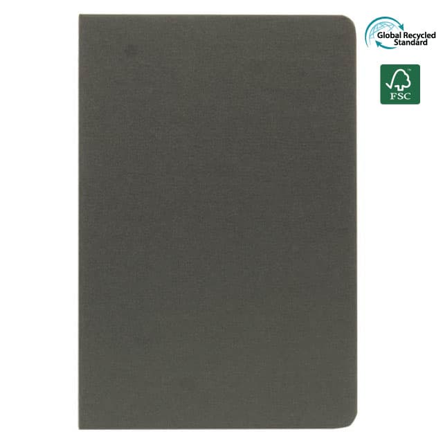 ORSHA - SANTHOME A5 rPET & FSC Certified Notebook - Grey (Anti-Microbial) 1
