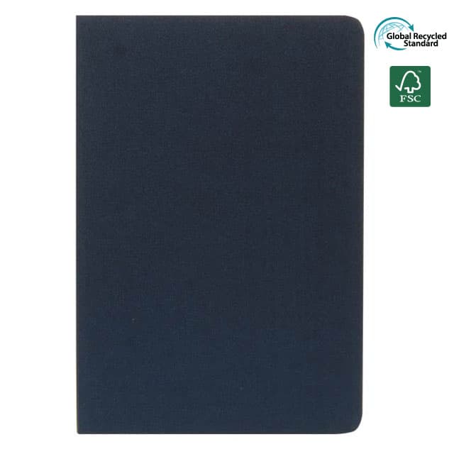 ORSHA - SANTHOME A5 rPET & FSC Certified Notebook - Navy Blue (Anti-Microbial) 1