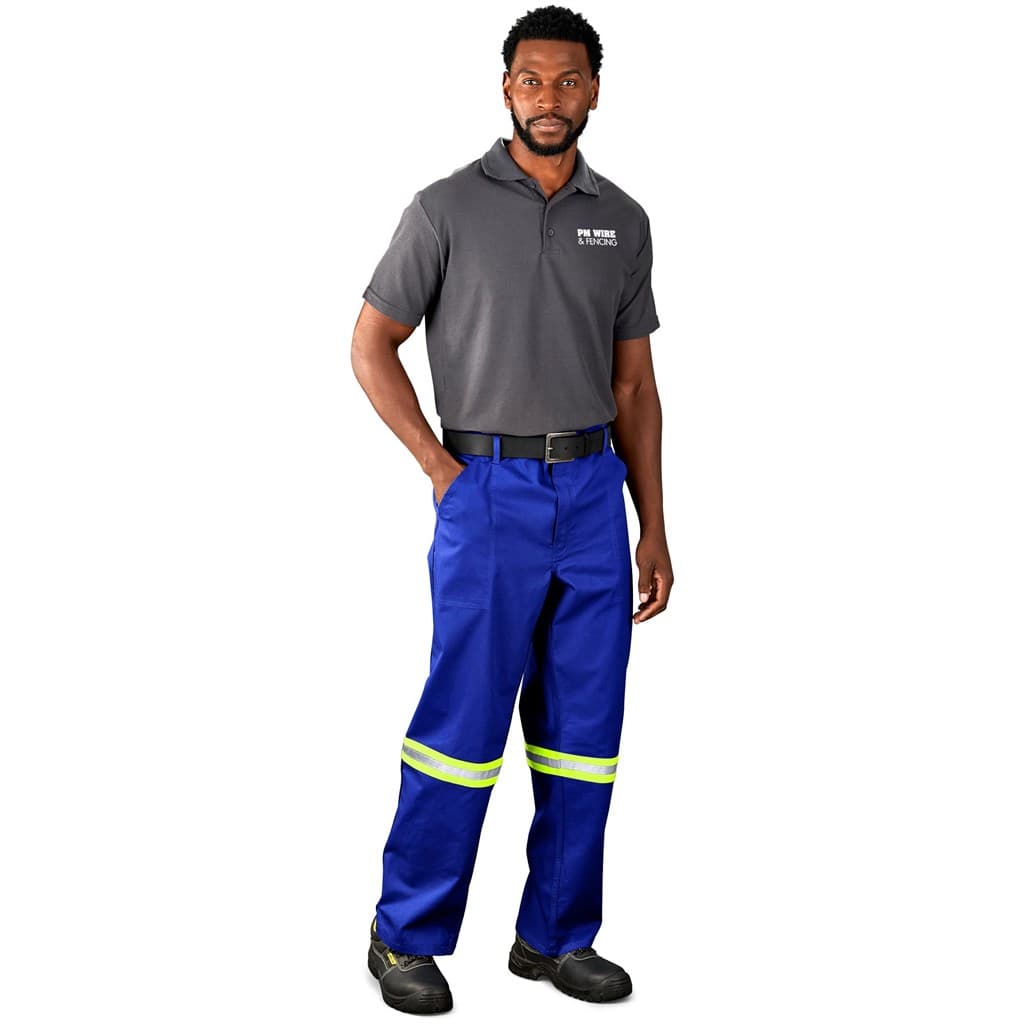 Artisan Premium 100% Cotton Pants - Reflective Legs - Yellow Tape 1