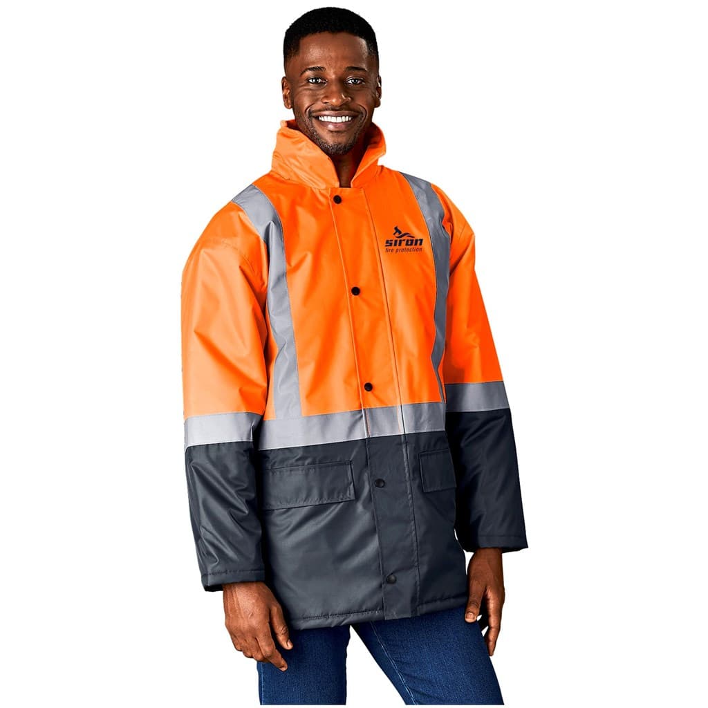 Hazard Padded Two-Tone Hi-Viz Reflective Jacket 1