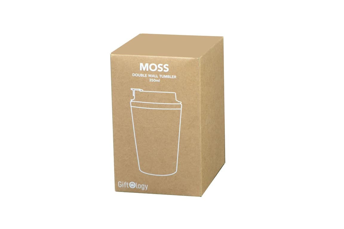 MOSS - Giftology Steel/PP Double Wall Tumbler - 350ml 8