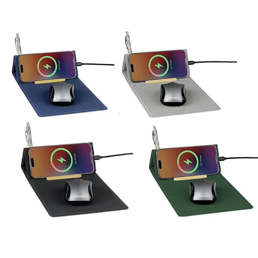 BLACE - CHANGE ZERO Recycled PU 15W Wireless Mousepad & Desk Organizer 8