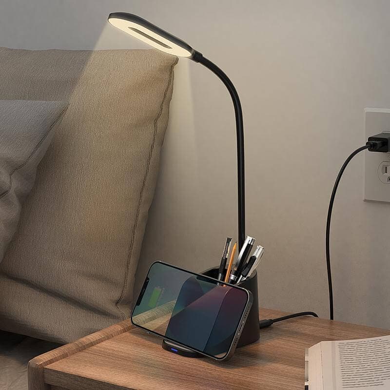 ALMERE - Giftology 3-in-1 Desk Lamp with 15W Wireless Charger & Pen Holder 6