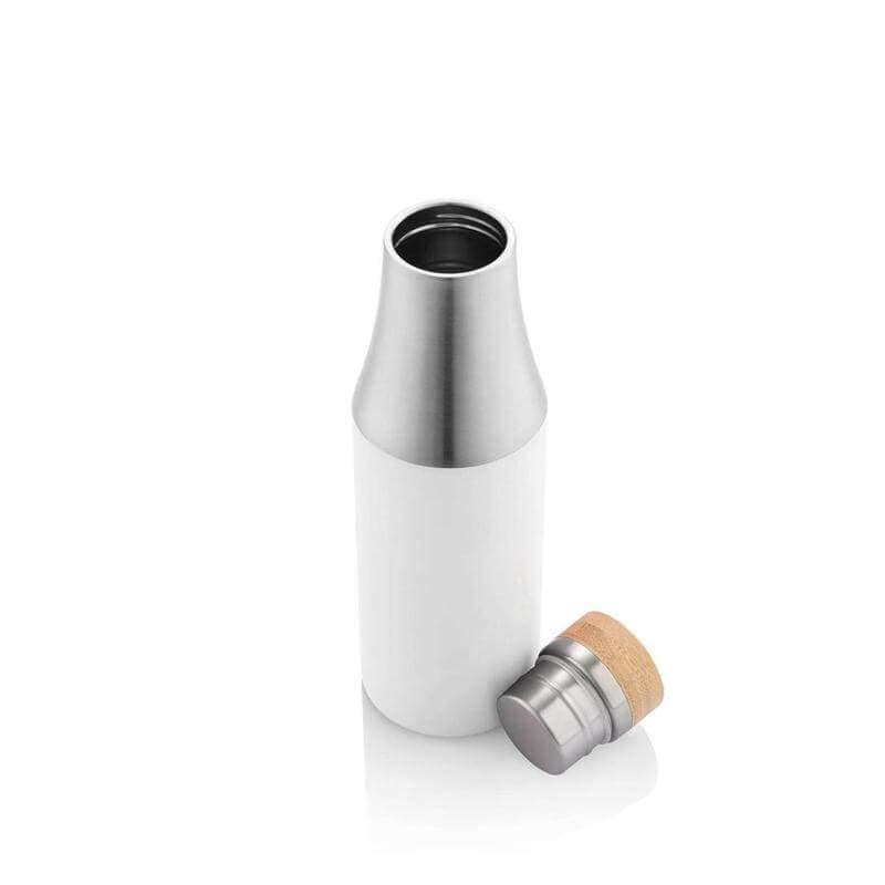 R-BREDA - CHANGE Collection Recycled Insulated Water Bottle - White 3