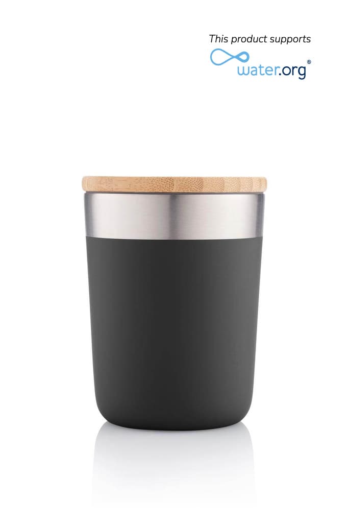 LAREN - CHANGE Collection Insulated Mug - Black 1