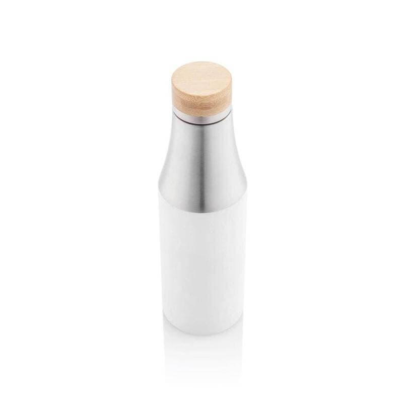 R-BREDA - CHANGE Collection Recycled Insulated Water Bottle - White 5
