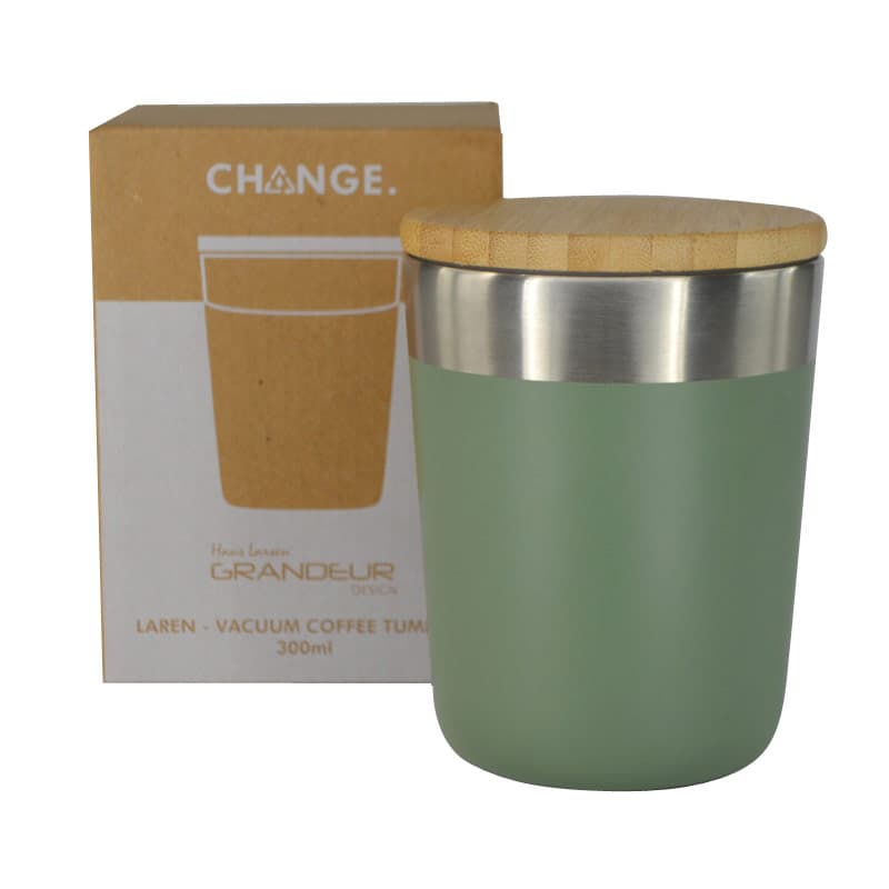 LAREN - CHANGE Collection Insulated Mug - Green 5