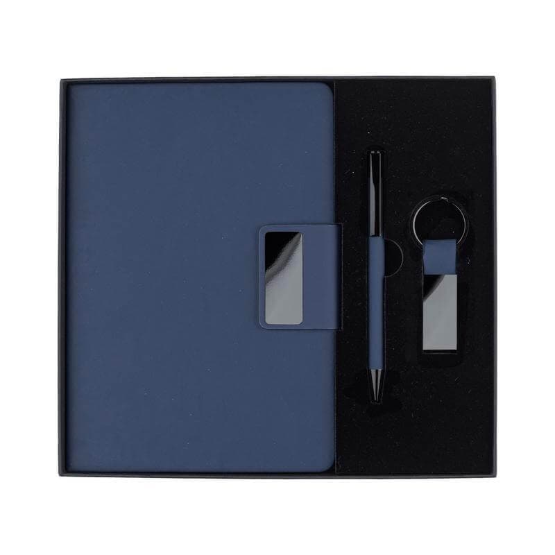 REGENT - Giftology Set of Notebook, Keychain and Pen - Blue 2