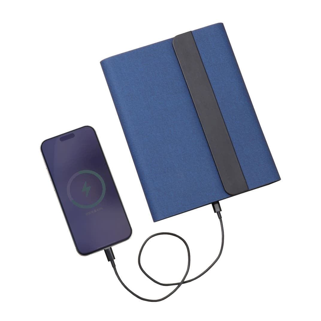 BERGMUND - Santhome 10000mAh Mag Wireless Powerbank Portfolio - Navy 9