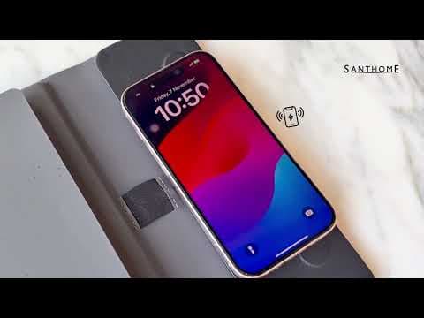 BERGMUND - Santhome 10000mAh Mag Wireless Powerbank Portfolio - Navy 14