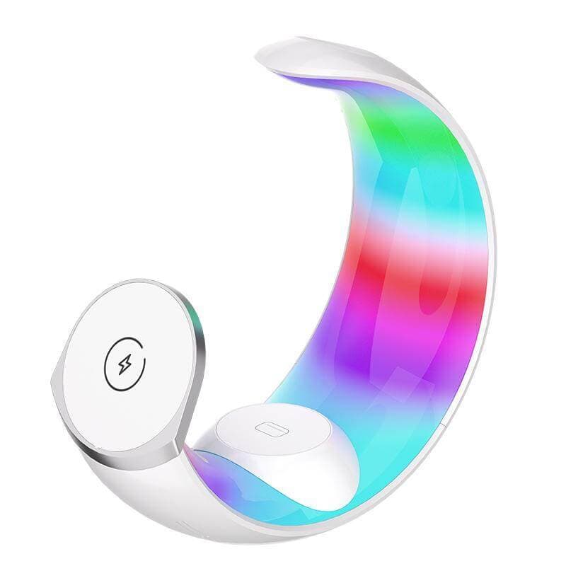 NEXO - Giftoloy 4-in-1 Wireless Charger with Night Light - White 4