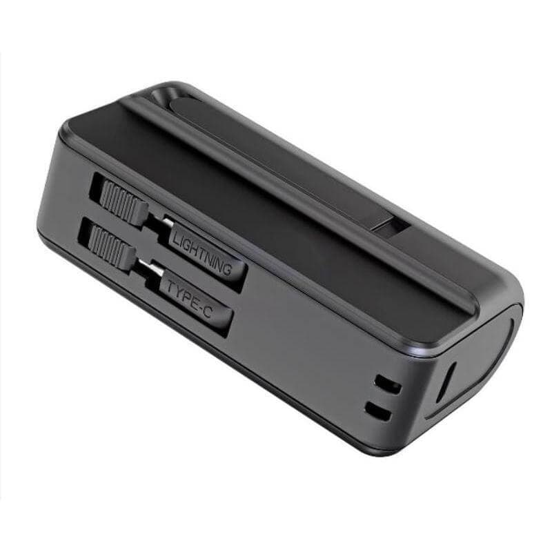 CAPSULE - @memorii® 4500mAh Mini Powerbank with Inbuilt Cable and Phone Stand 2