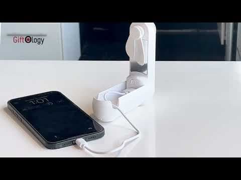 ARCHIE - Giftology 5-in-1 Powerbank Fan with Torch, Phone Holder & Mirror 7