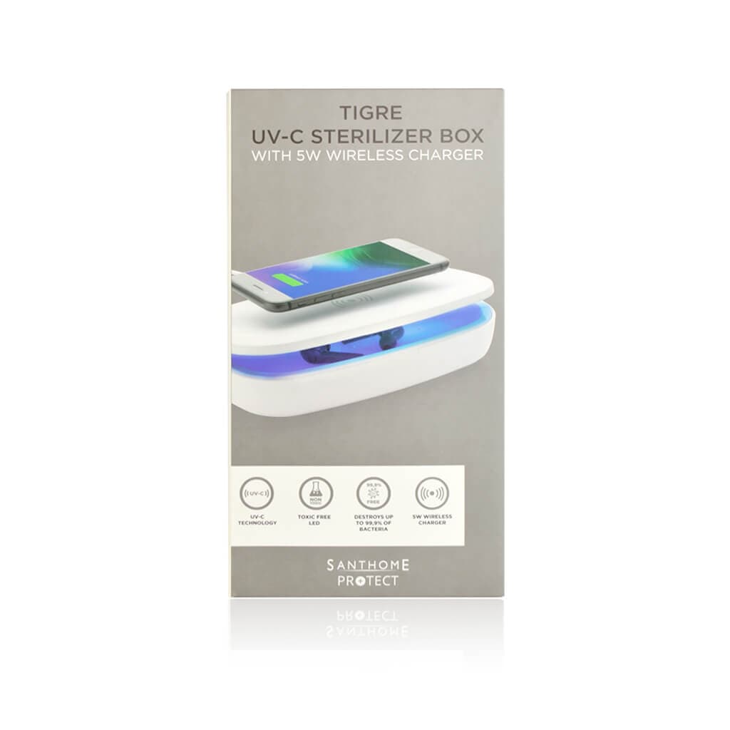 TIGRE - SANTHOME UV-C Sterilization Box with 5W Wireless Charger 7