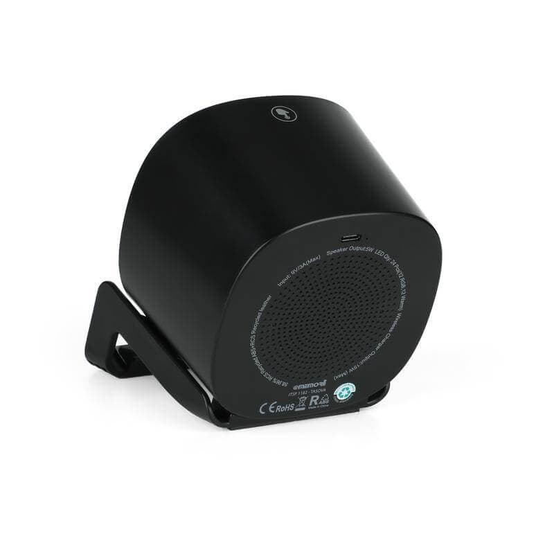 TASOVA - @memorii Recycled 15W Wireless Charger Bluetooth Speaker - Black 3