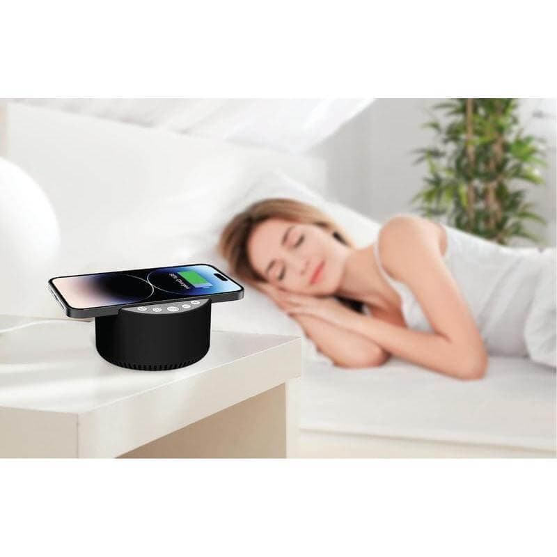 ROVIK - Giftology 3-in-1 Bluetooth Speaker with Sleep Machine and 15W Wireless Charger - Black 7