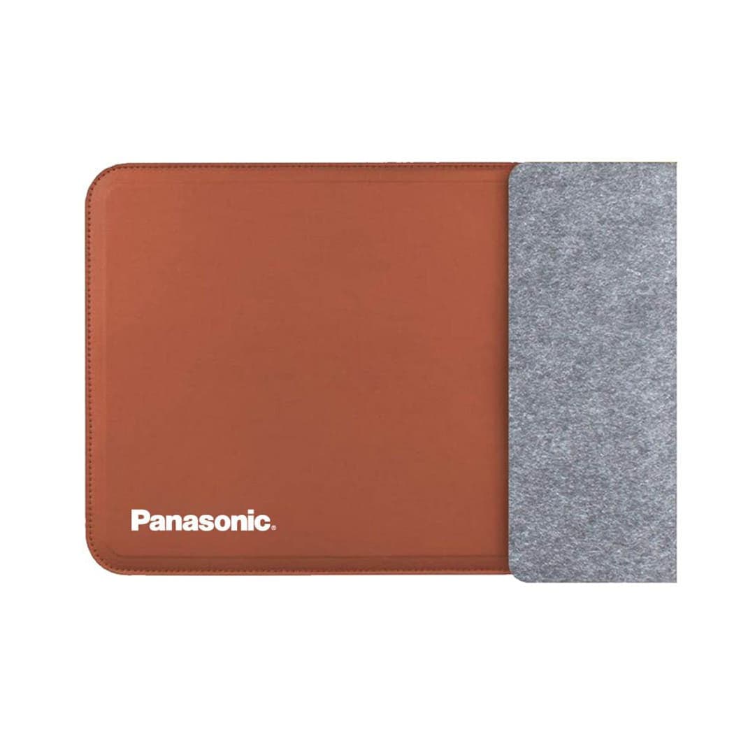 CAMDEN - Giftology 14" Felt Laptop Sleeve With 15W Magnetic Charger - Tan 5