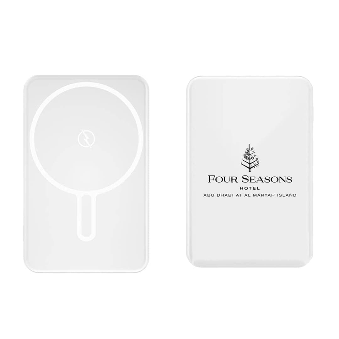TOVUZ - Giftology 10,000 mAh Magnetic Wireless Powerbank in Gift Box- White 7