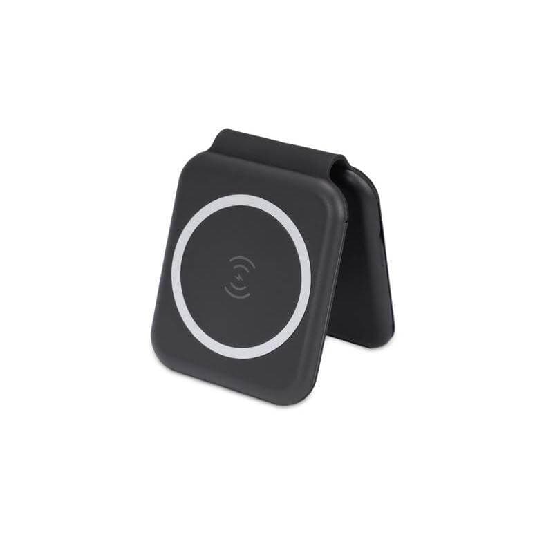 TURIN - @memorii Foldable 2-in-1 Wireless Charger and Multicable Set - Black 3