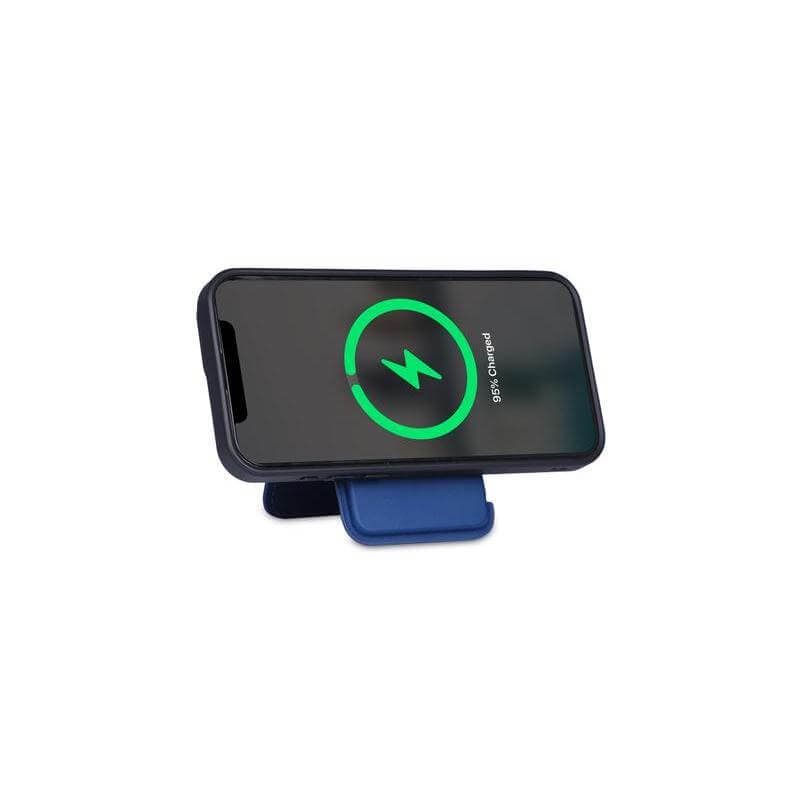 MAG3 - Giftology 3-in-1 Magnetic Wireless Charger Card Holder - Navy 2