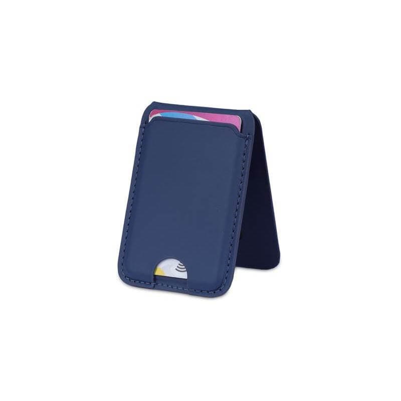 MAG3 - Giftology 3-in-1 Magnetic Wireless Charger Card Holder - Navy 3