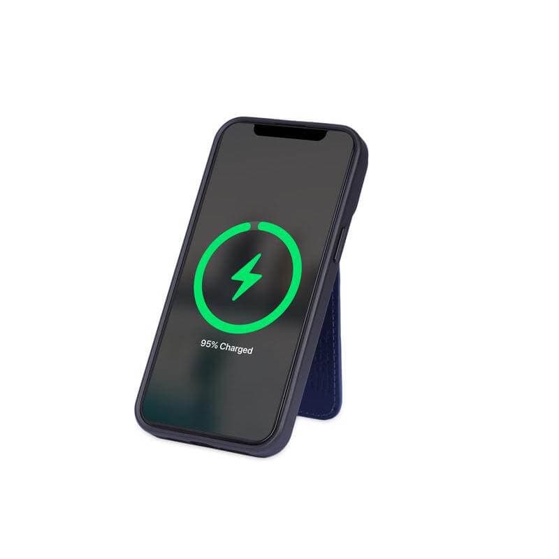 MAG3 - Giftology 3-in-1 Magnetic Wireless Charger Card Holder - Navy 6