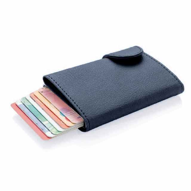 VITL - SANTHOME PU Cardholder Wallet Navy Blue 3