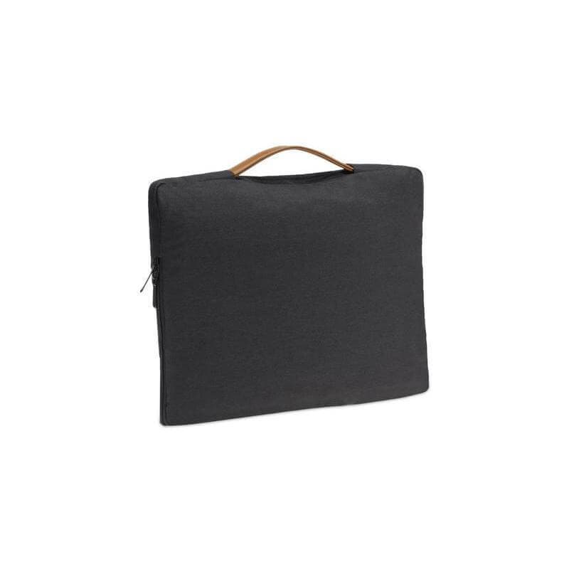 SALCEA - Santhome® 15" Laptop Sleeve - Black/Tan 4