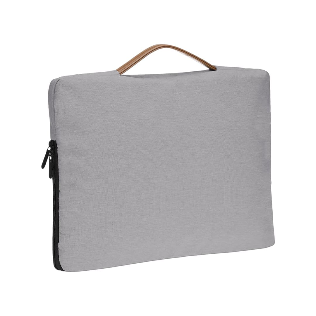 SALCEA - Santhome® 15" Laptop Sleeve - Grey/Tan 6