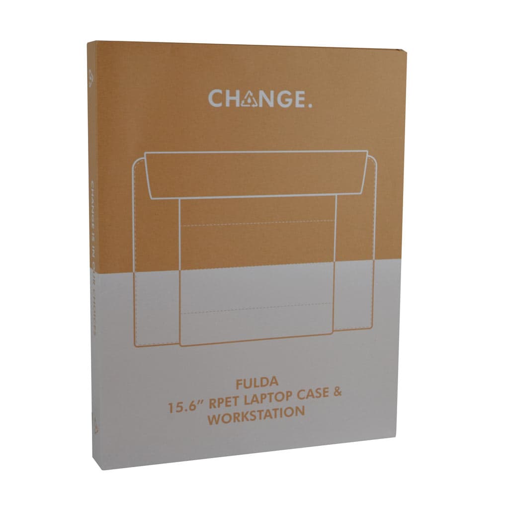 FULDA - CHANGE Collection RPET Laptop Case & Workstation - Black 10