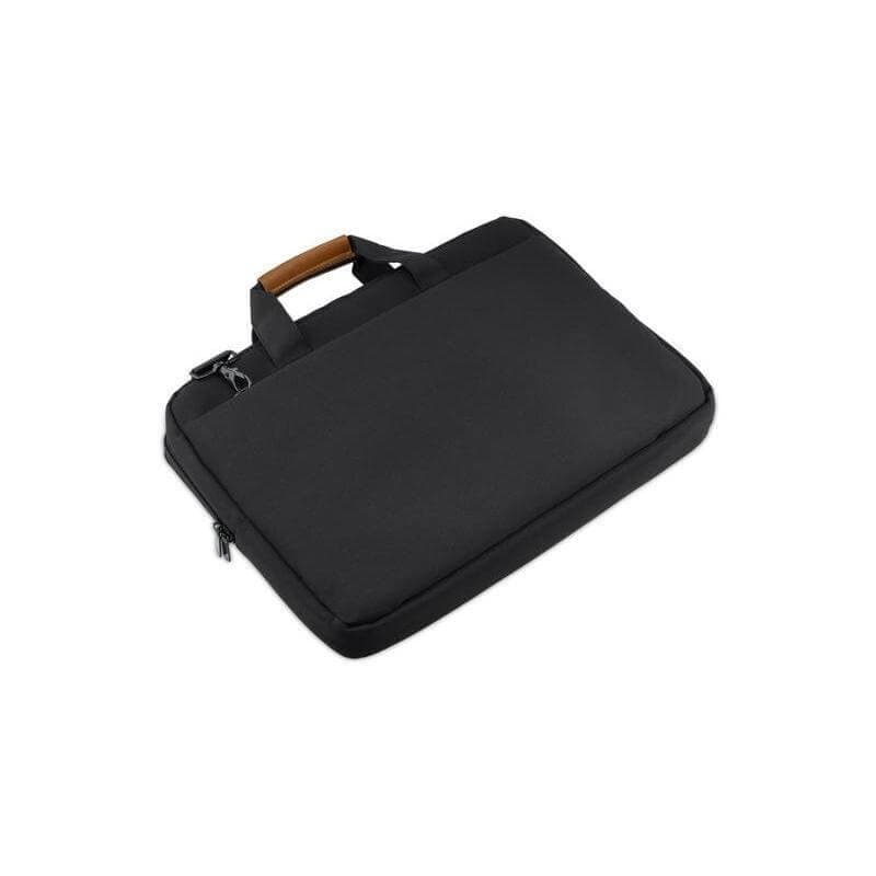 SLOTEN - Santhome® 15" Laptop Bag - Black/Tan 2