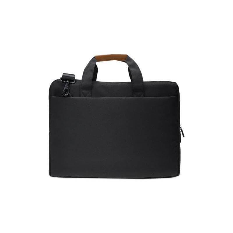 SLOTEN - Santhome® 15" Laptop Bag - Black/Tan 3