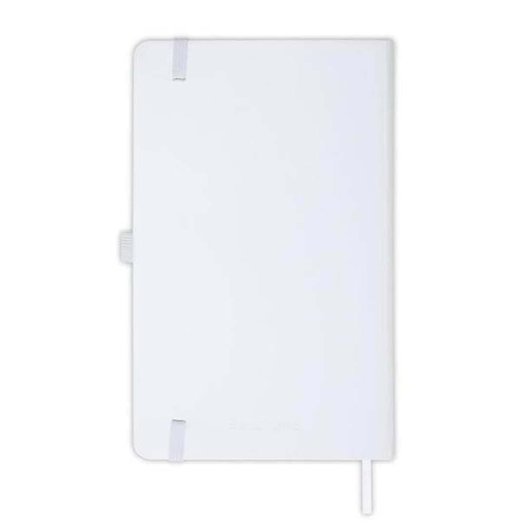 BARON - Santhome Expanded A5 Hard Cover Notebook - White 4