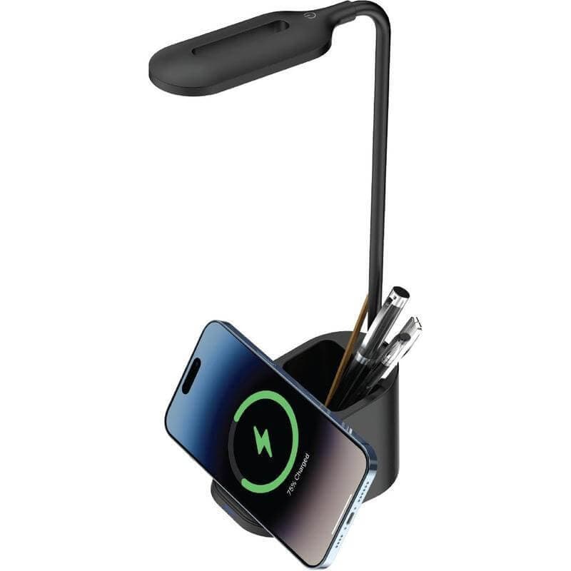 ALMERE - Giftology 3-in-1 Desk Lamp with 15W Wireless Charger & Pen Holder 1