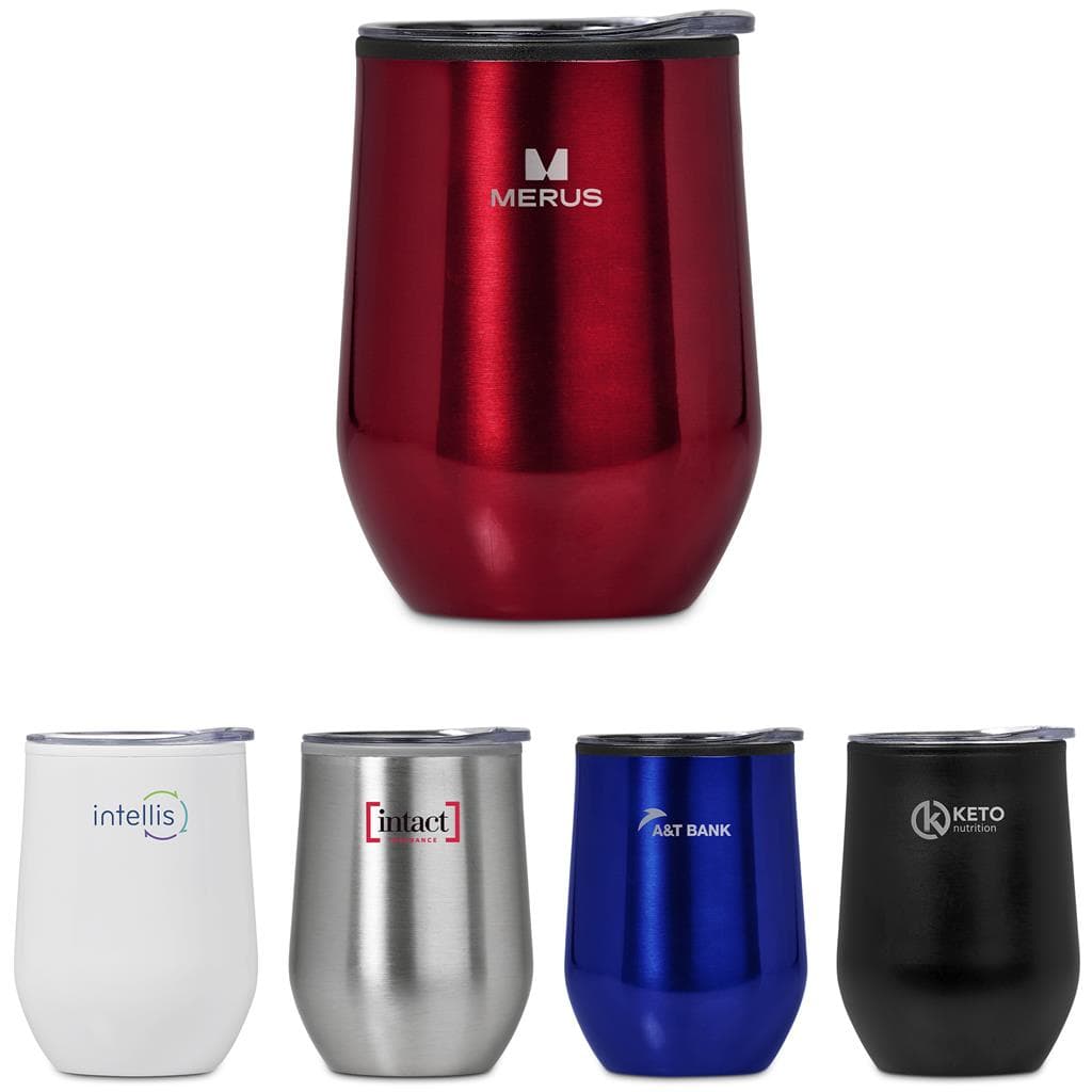 Serendipio Madison Stainless Steel & Plastic Double-Wall Tumbler - 350ml 1