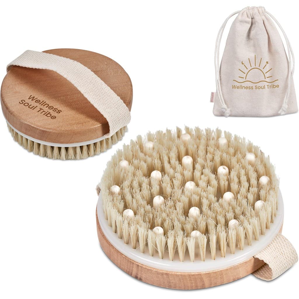 Eva & Elm Aura Bath Massage & Exfoliate Brush 1