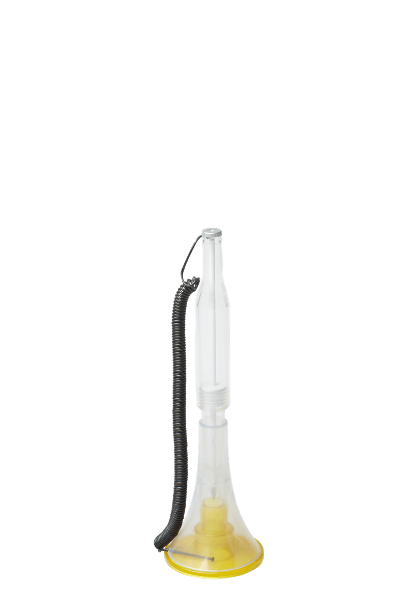 Bottle Shaped Standing Plastic Pen