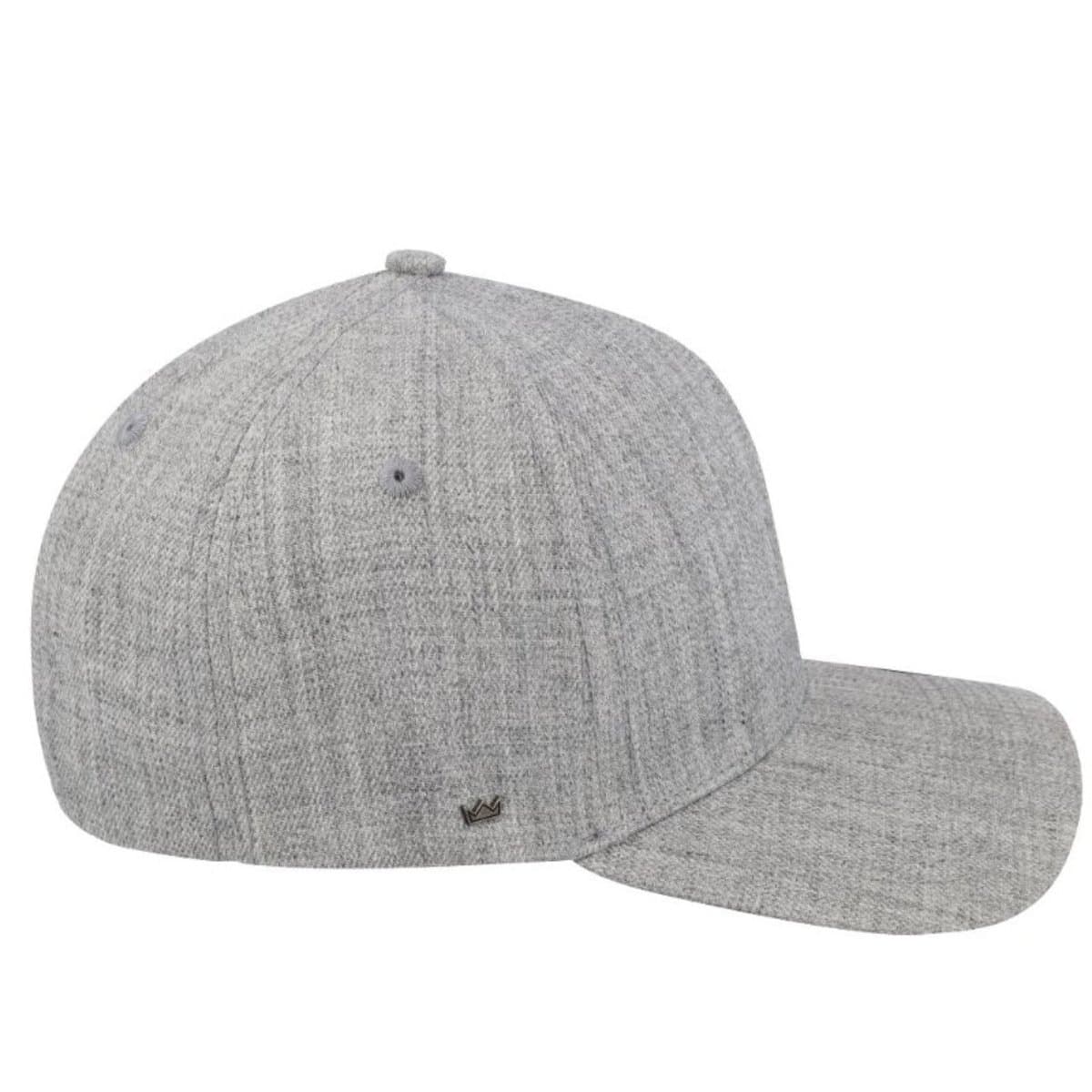 Uflex 5P Curved Peak Snapback - Grey Melange 24