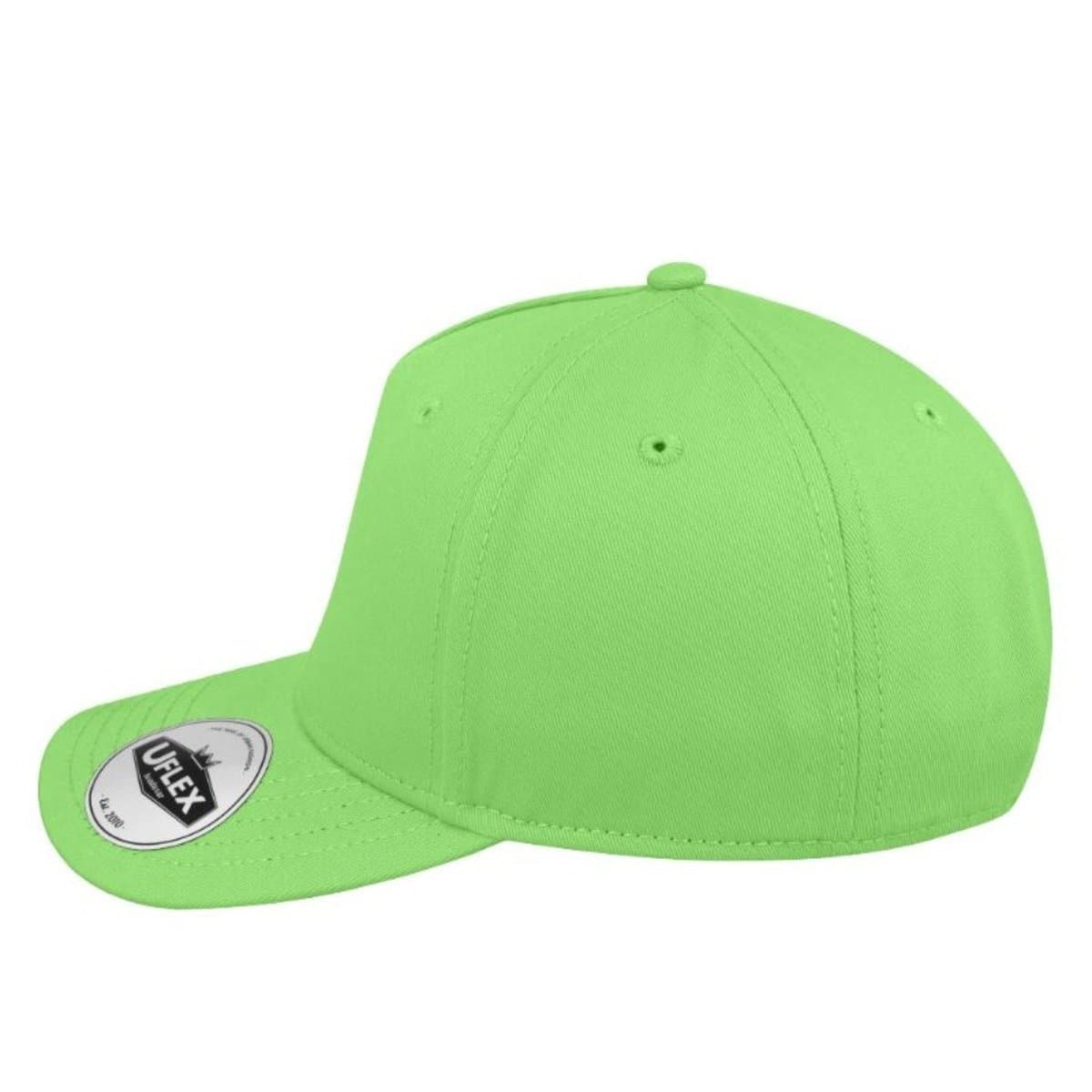 Uflex 5P Curved Peak Snapback - Neon Pink 41