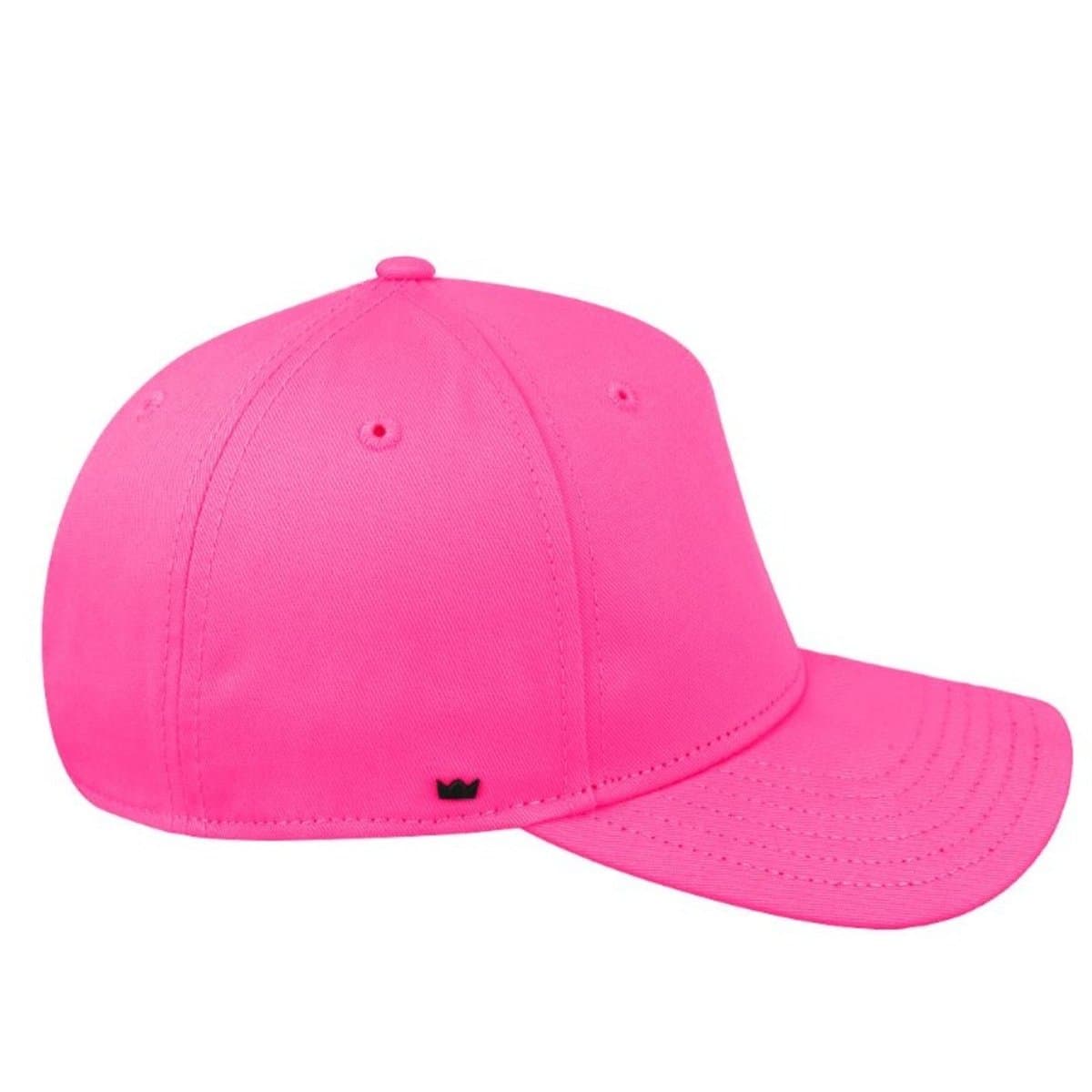 Uflex 5P Curved Peak Snapback - Neon Pink 48