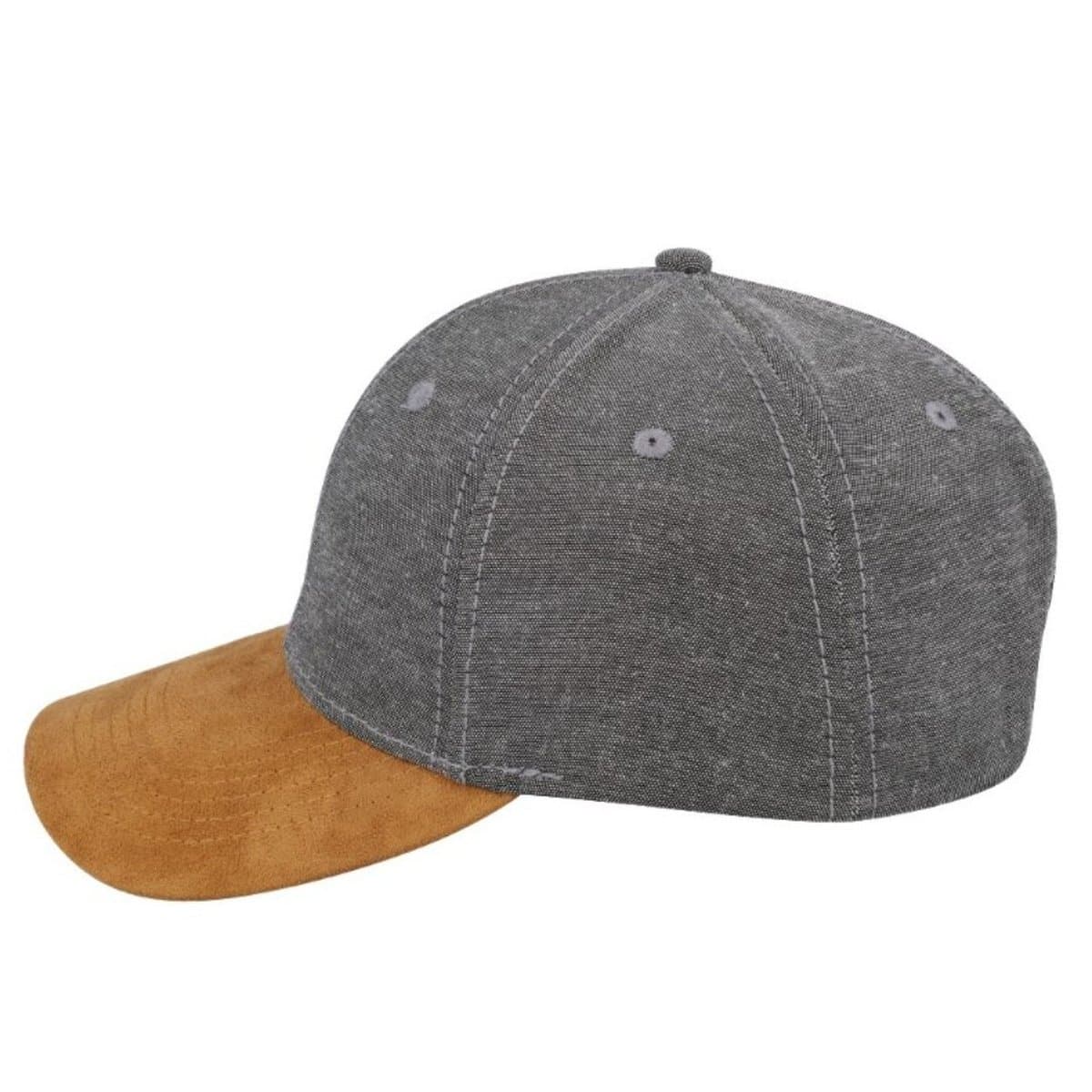 Chambray/Suede 6 Panel Cap 11